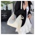 2025 summer new style student class simple casual backpack female large capacity crossbody commuter tote bag